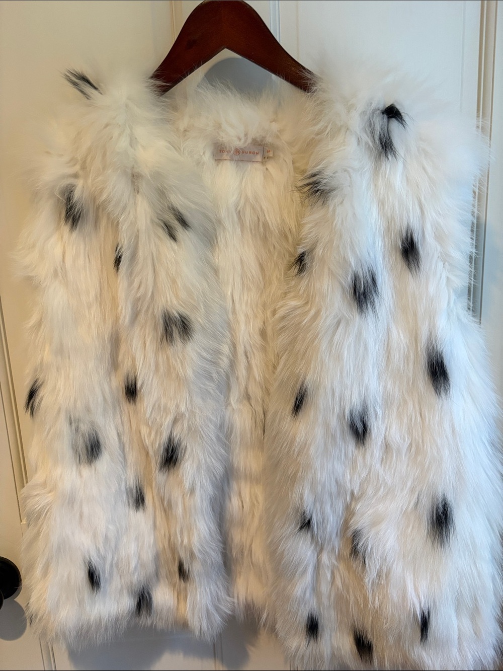Tory Butch Beverly Vest - Fox Fur